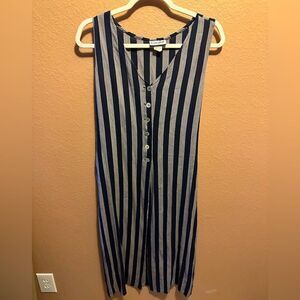 Breakin’ Loose striped long vest